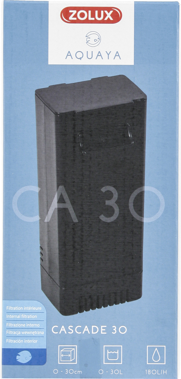 Zolux AQUAYA Filtr Cascade 30 kol czarny 326521