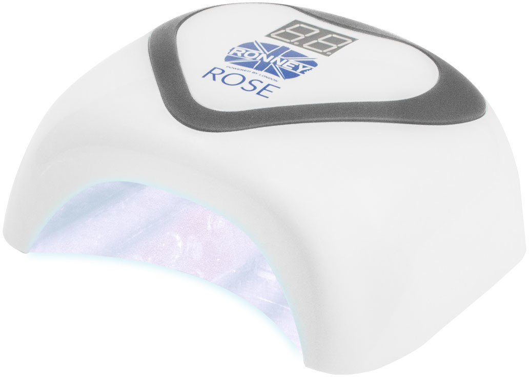 ronney RONNEY ROSE Profesjonalna lampa do paznocki LED 24W/48W (GY-LED-035) - SREBRNA