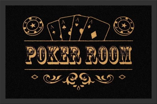 empireposter Empire plakat  mata na podłogę  Poker Room  rozmiar (cm), ok. 60 X 40  drzwi Wysokiej jakości wycieraczka z nadrukiem do wewnętrznych i zewnętrznych. W celu krawędź 623546