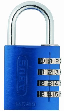 Abus ABUS  145/40 Kłódka 40 MM BLUE połączenie z aluminiowego 49523  Abu... 14540BLU