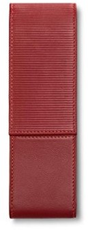 Lamy 1225583 A 315 skórzane etui skóra nappa na 2 przybory do pisania, czerwony 1225583