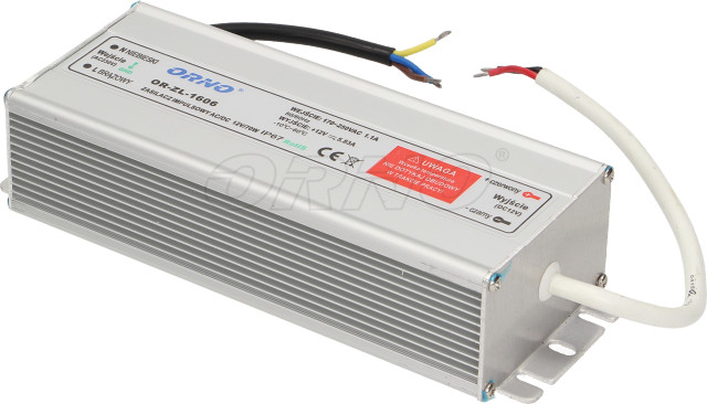 Orno POLSKA Zasilacz do oświetlenia LED 12V 70W OR-ZL-1606
