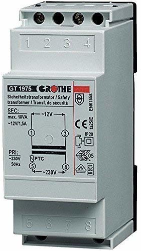 Grothe transformator dzwonkowy 8 V AC, 2 A, GT 1965, 1512018 1512018