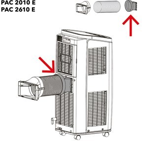 Trotec PAC 2010 E / PAC 2610 E przyłącze wąż / urządzenie