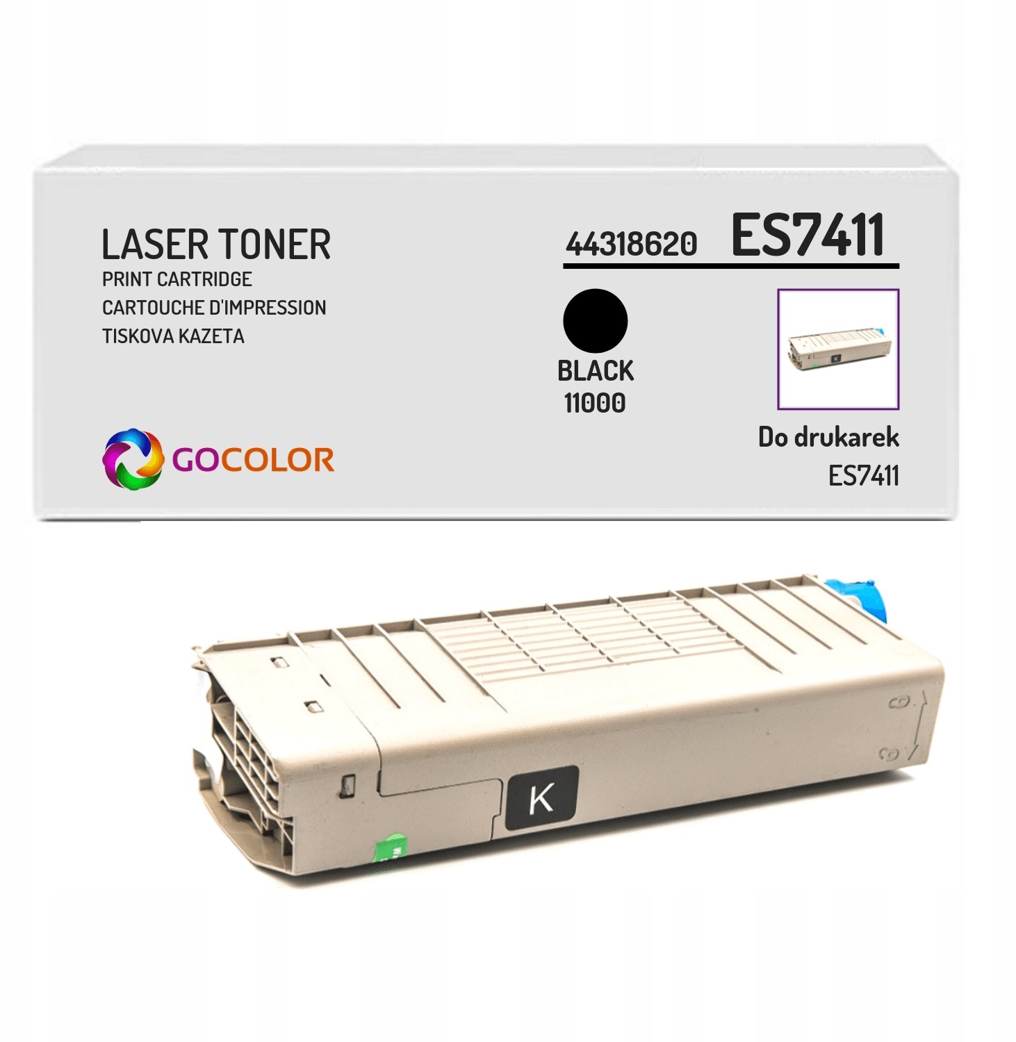 Toner zamiennik do Oki ES7411 44318620 Black