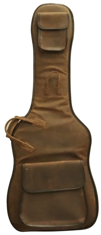 Presto Presto pokrowiec na gitare basową skórzany ciemny