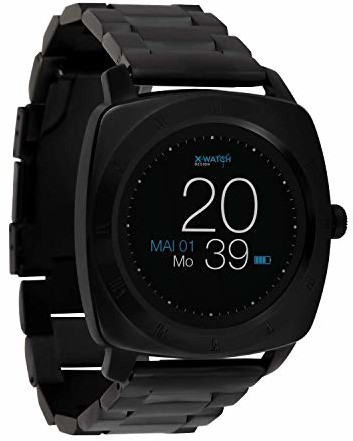 X-WATCH 54026 Smartwatch NARA XW Pro Premium Dla mężczyzn, kompatybilny z Apple iOS i Android Bc Dark steel