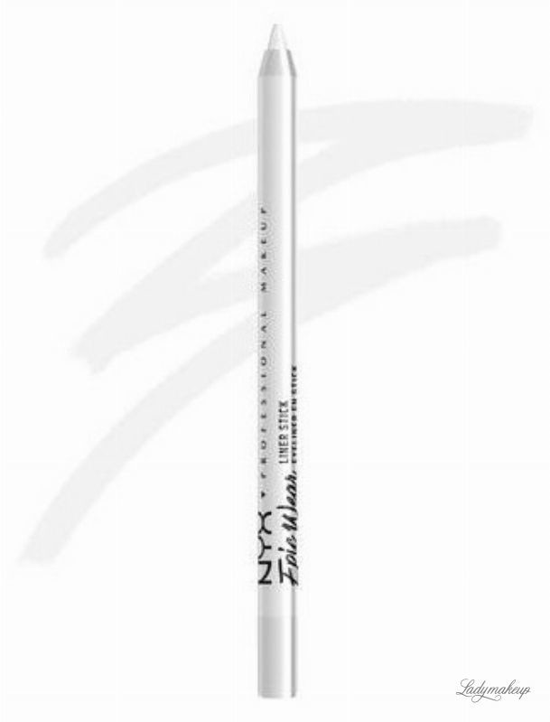 NYX professional makeup Professional Makeup - Epic Wear Liner Stick - Wodoodporny eyeliner w kredce - EWLS09 PURE WHITE
