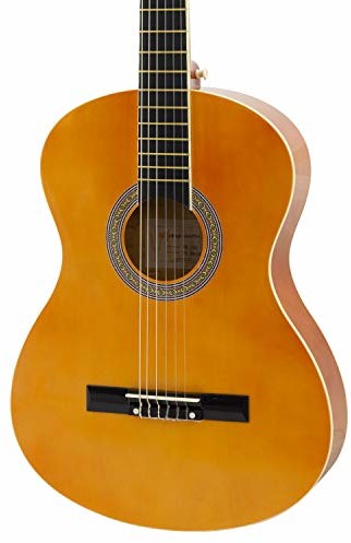 World Rhythm World Rhythm Gitara klasyczna 4/4 - naturalna gitara hiszpańska dla początkujących, gitara pełnowymiarowa, idealna dla dzieci w wieku od 12 lat WR-203 WR-203