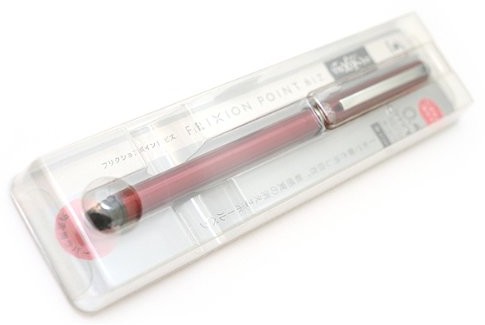 Pilot FriXion Biz Point 04 programowalna Gel Ink Pen 0.4 MM Metallic Red Body Black Ink by na