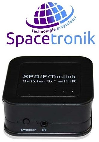 Spacetronik Przełącznik SPDIF / Toslink 3x1 SPA-SF301T PASPDIF31