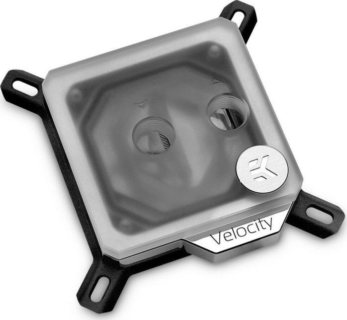EK Water Blocks EK-Quantum Velocity D-RGB Intel Nickel + Frosted Acryl 3831109814635