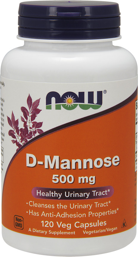 Now Foods NOW D-Mannose 500mg 120vegcaps