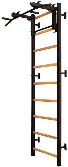 BenchK Drabinka gimnastyczna z drewnianymi szczebelkami z drążkiem 711B BenchK 240 x 67 cm BenchK-711B