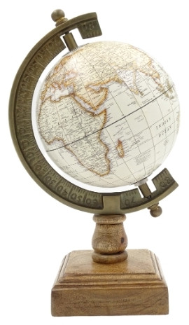 Globus Gift Deco Amundsen na podstawie drewnianej NC2130 Gift Deco