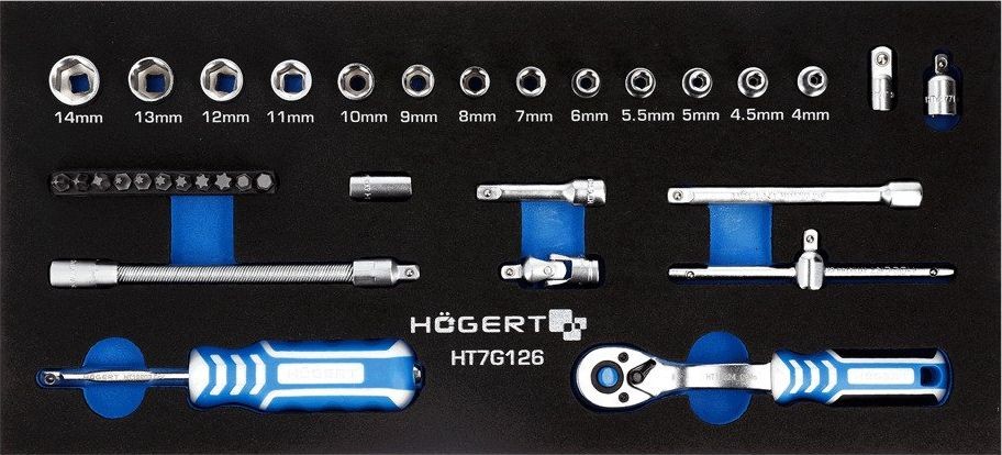 Högert Technik Zestaw narzędzi  HT7G126 34 el HT7G126 HT7G126