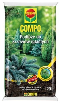 Compo Podłoże do krzewów iglastych 20l