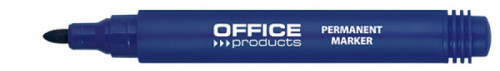 OFFICE PRODUCTS Marker permanentny OFFICE PRODUCTS okrągły 1-3 mm linia) niebieski