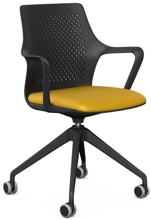 Intarseating Krzesło obrotowe GEMINA czarne KB-GEMINA-PT-151-01