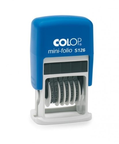 Colop s100.s126.1 stempel cyfr 4 MM, 6 pasek S100.S126.1