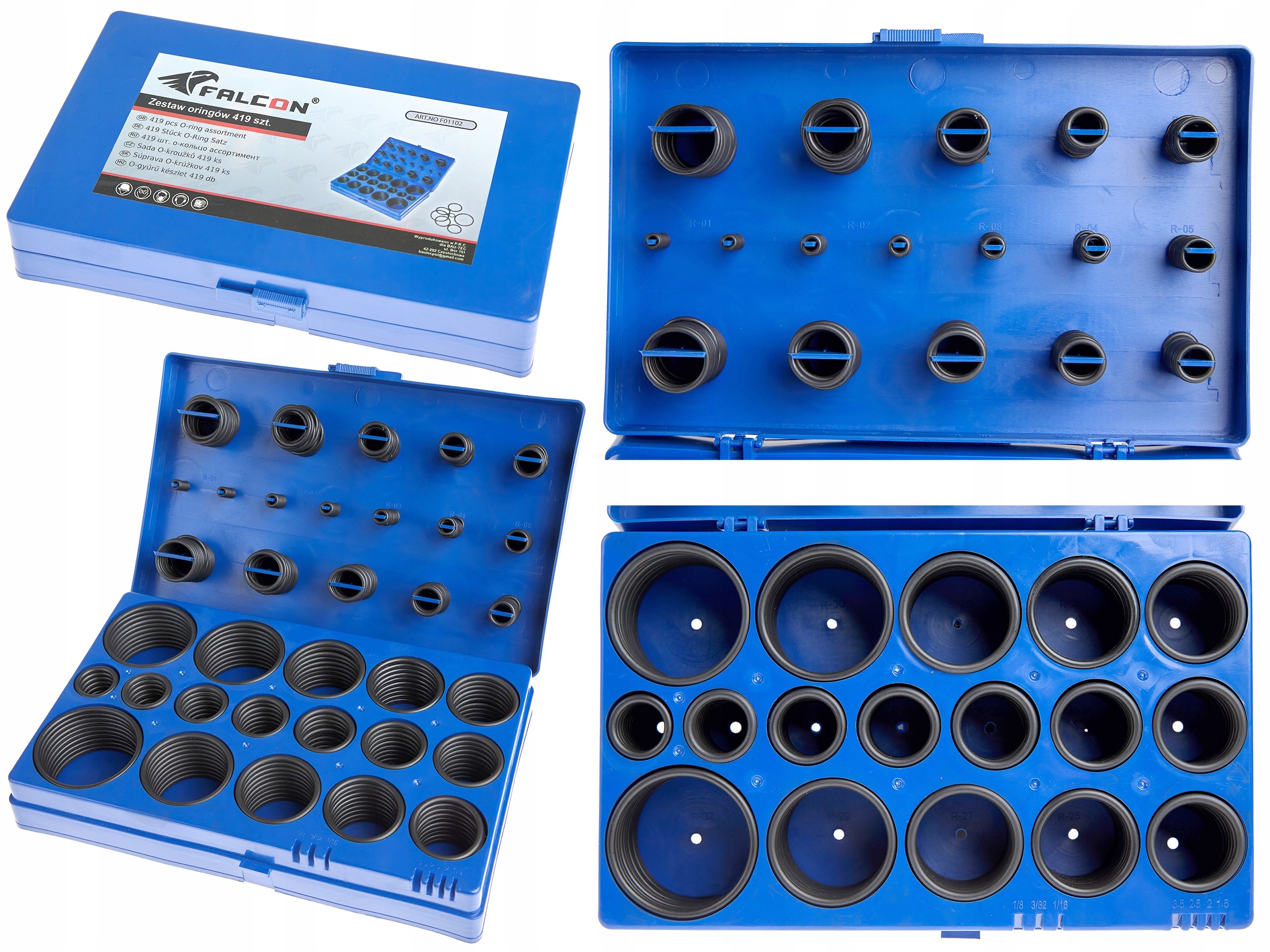 Oringi Uszczelki Metryczne Olejoodporne 419 El