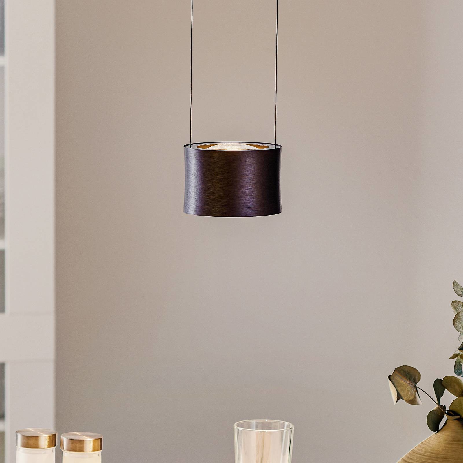 BANKAMP BANKAMP Impulse lampa wisząca LED 1-pkt. antracyt