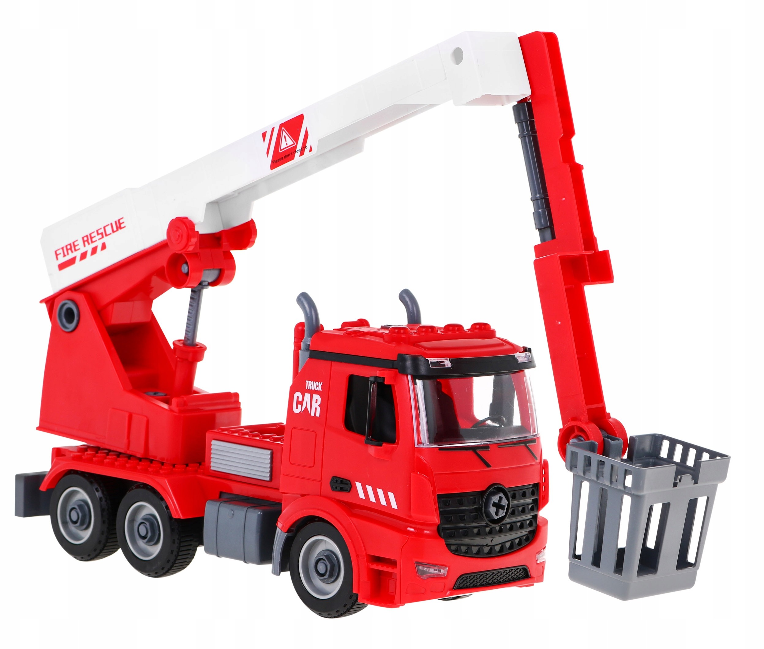 Wóz Strażacki ciężarówka Drabina Sikawka Kosz