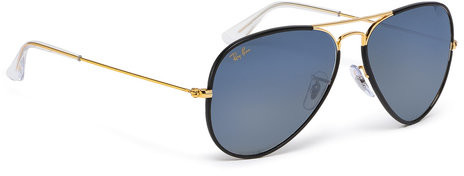 Aviator Ray-Ban Okulary przeciwsłoneczne Full Color 0RB3025JM Niebieski