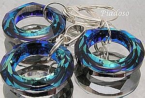 Arande kolczyki+wisiorek SWAROVSKI PIERŚCIENIE KOLORY 1895389444