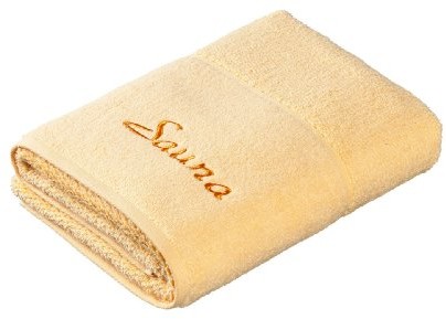 Frottana ręcznik do sauny Pearl, 80 cm x 200 cm, żółty, 80 cm x 200 cm 061578958149_80200