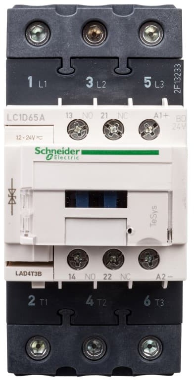 Schneider Electric Stycznik mocy 65A 3P 24V DC 1Z 1R EVK) LC1D65ABD LC1D65ABD