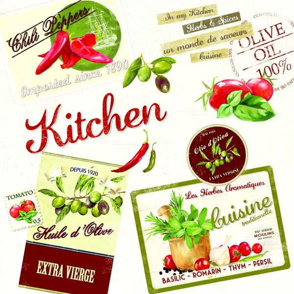 Nuova R2S R2S Serwetki stołowe R2S 20 szt 414 VHCK