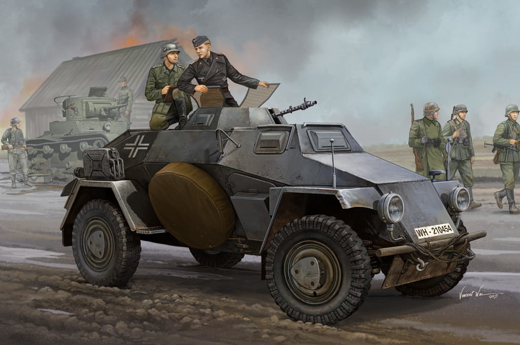 Hobby Boss HOBBY BOSS  German Sd.Kfz. 221 leichter Panzerspähwagen