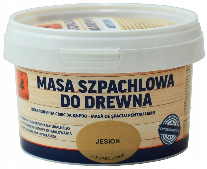 Dragon Masa szpachlowa do drewna Jesion 250g