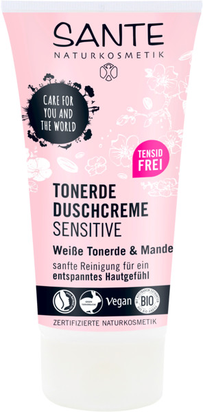 Sante Naturkosmetik Krem do mycia ciała z białą glinką i olejem migdałowym 173 44119