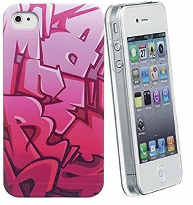Celly Cover Linie Graffiti Letters do iPhone 4 GRLIP403
