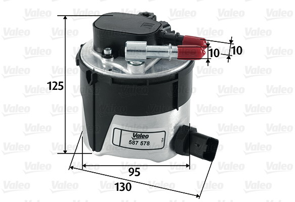 VALEO filtr diesel przeplywowy 587578 587578