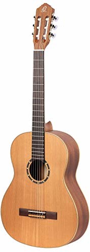 Ortega Guitars Family Series 4/4 gitara koncertowa wąska szyjka Lefty - naturalny cedr, w zestawie torba (R122SN-L) R122SN-L