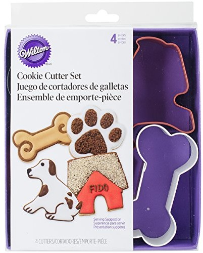 Wilton 4-częściowy zestaw kolorowych foremek z motywami zwierząt 2308-0910