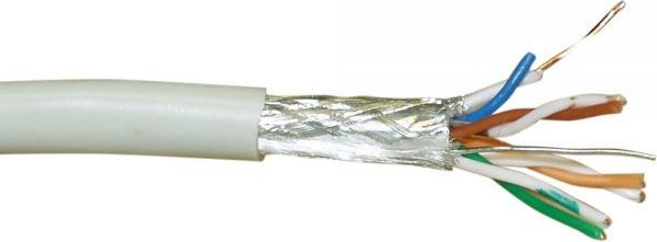 InLine Solid Installation Cable SF/UTP Cat.5e AWG24 CU halogen free 50m 73050U