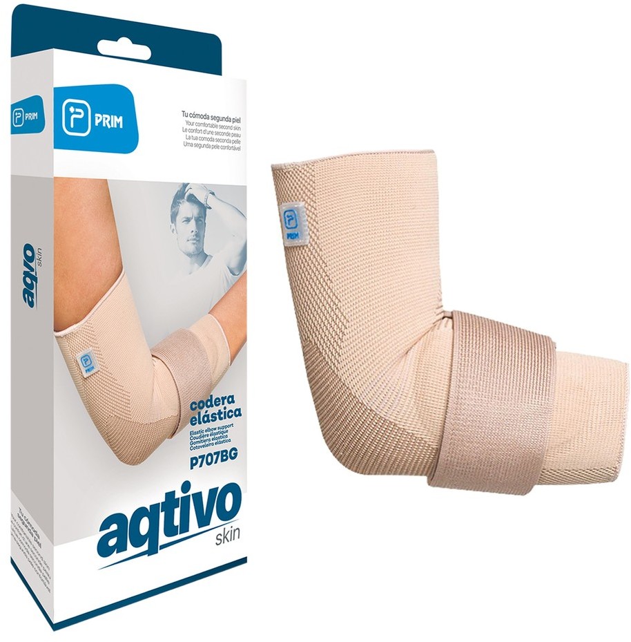 Prim Aqtivo Skin P707BG, elastyczny stabilizator stawu łokciowego, rozmiar S