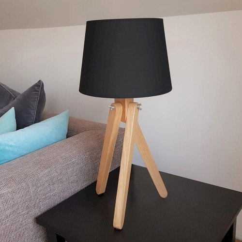 Spotlight RUNE Nocna Spot-Light 6315074 Drewno Dębowe/Tkanina
