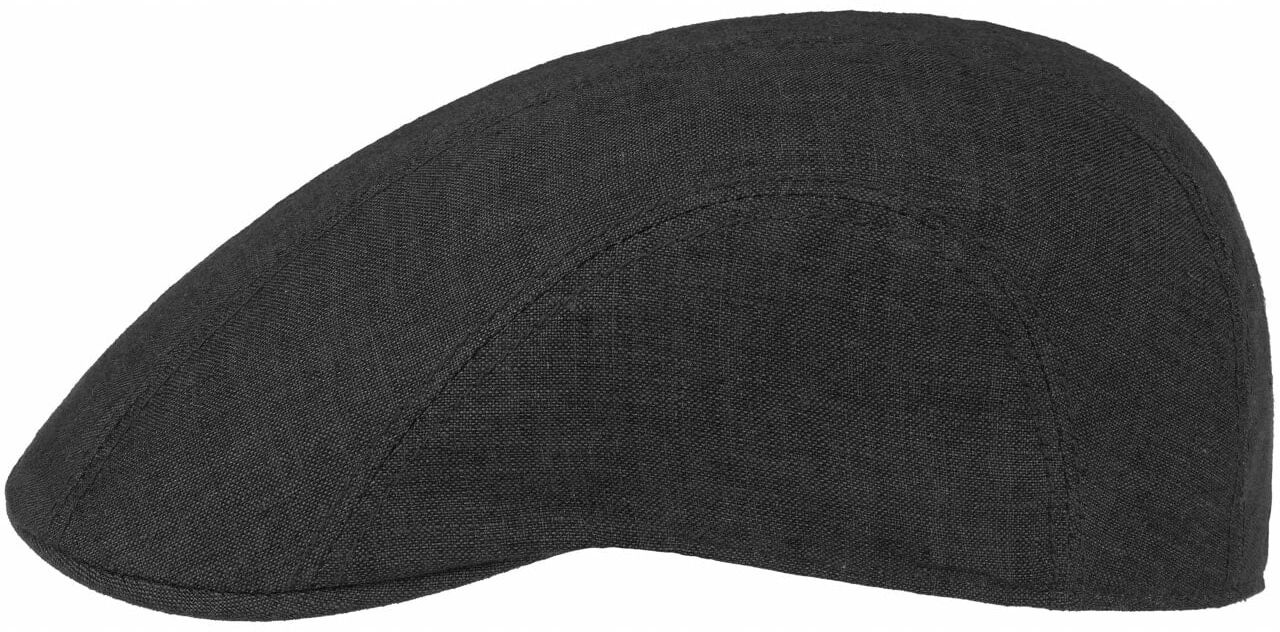 Płaski Kaszkiet Madison Len by Stetson, czarny, 56 cm