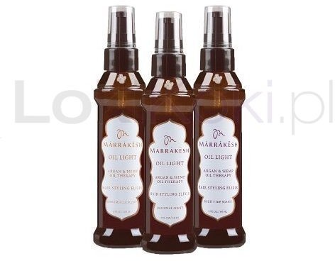 Elixir Marrakesh Oil Light Hair Styling olejek do włosów 60 ml Marrakesh 0240010
