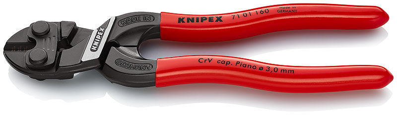 Knipex KOMPAKTOWE SZCZYPCE TNĄCE PRZEGUBOWE 71 01 160 COBOLT S