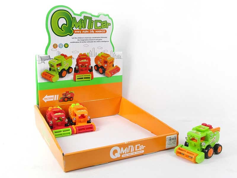 Autko Nakręcane Kombajn Dla Malucha Samochodzik