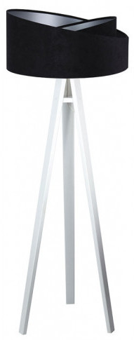 Czarno-biała skandynawska lampa stojąca EXX252-Diora
