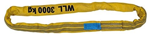 PETEX Petex 47203019 pas nośny okrągły WLL 3.000 kg, długość 1 m, obwód 2 m, żółty 47203019