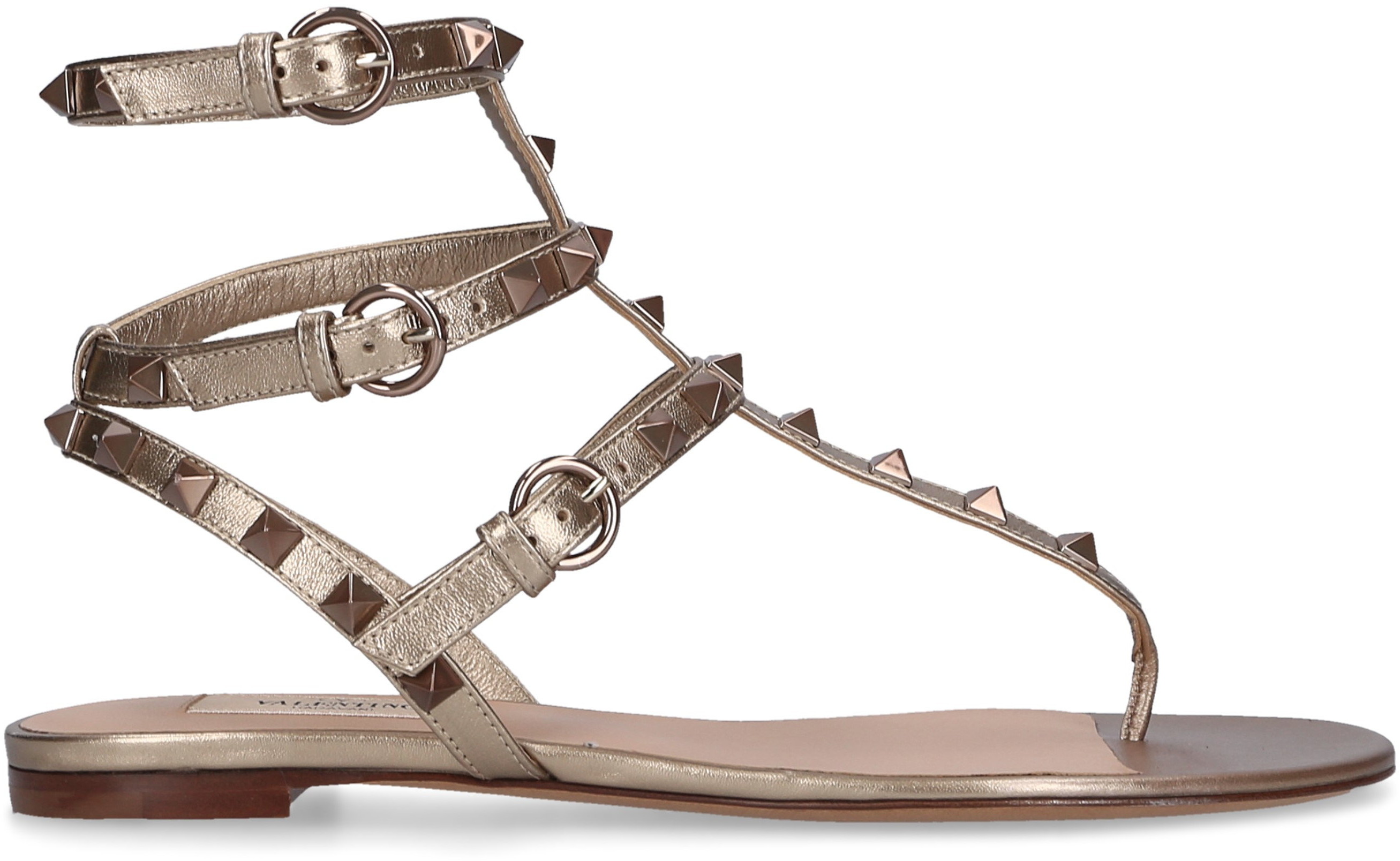 Valentino Garavani Valentino Garavani Japonki ROCKSTUD skóra cielęca