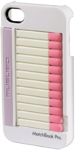 Hama MatchBook Pro pokrowiec Cover do Apple iPhone 4/4S Biały 4047443164636